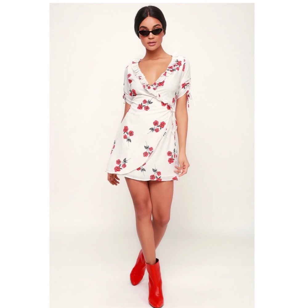 Amuse Society Floral Wrap Dress - Valentines Day + Date Night!